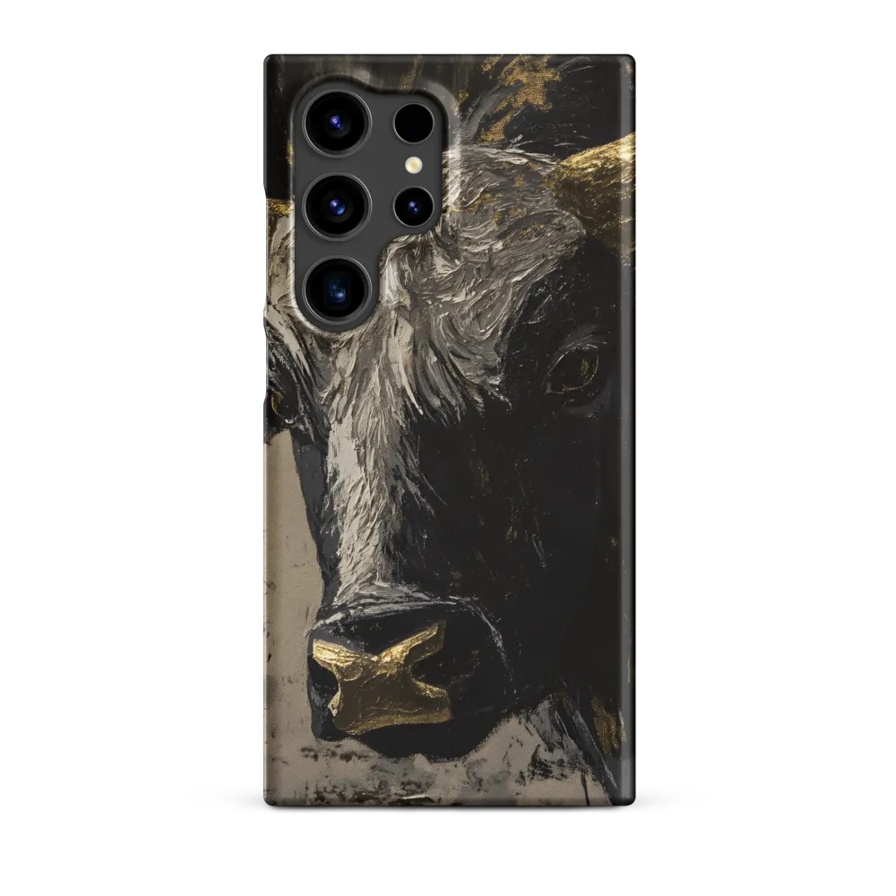Majestic Bull: The Power in Black and Gold