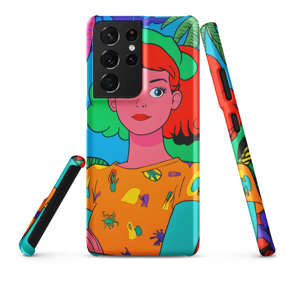 Tropical Vibes: A Playful Portrait