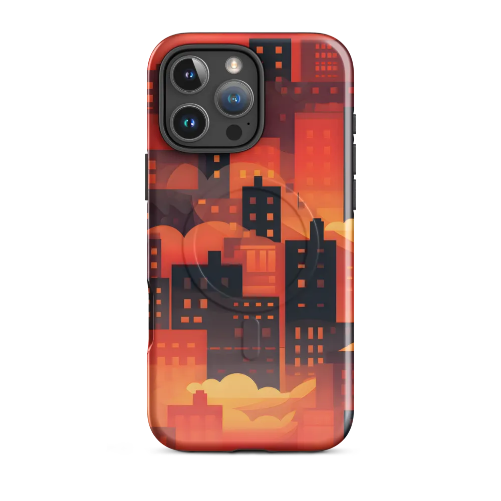 Radiance of the Urban Horizon | Phone Case |  16 Pro Max | MagSafe® Tough Case | Glossy