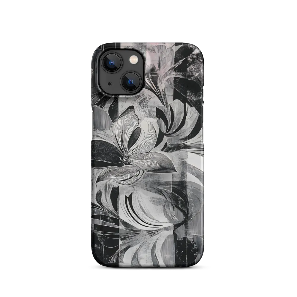 Floral Fusion in Monochrome