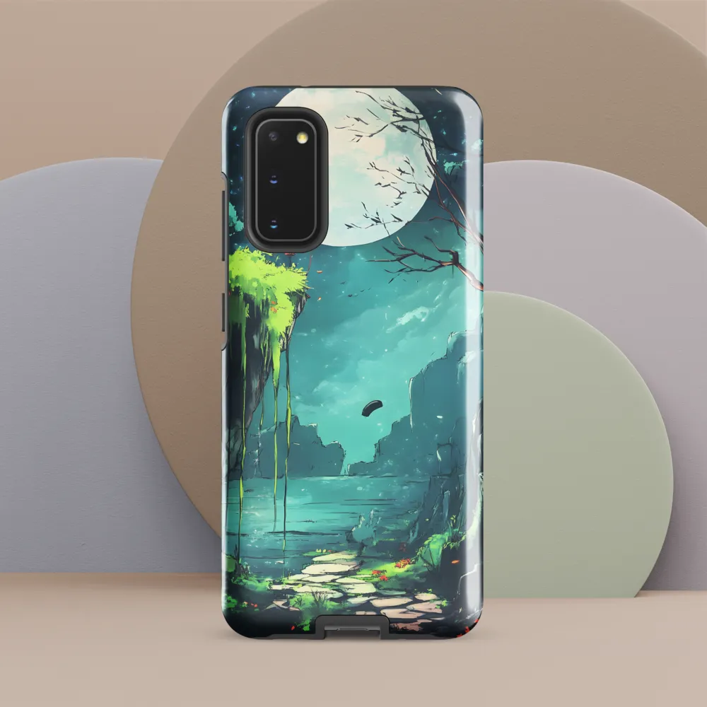 Moonlit Serenity: A Fantastical Landscape