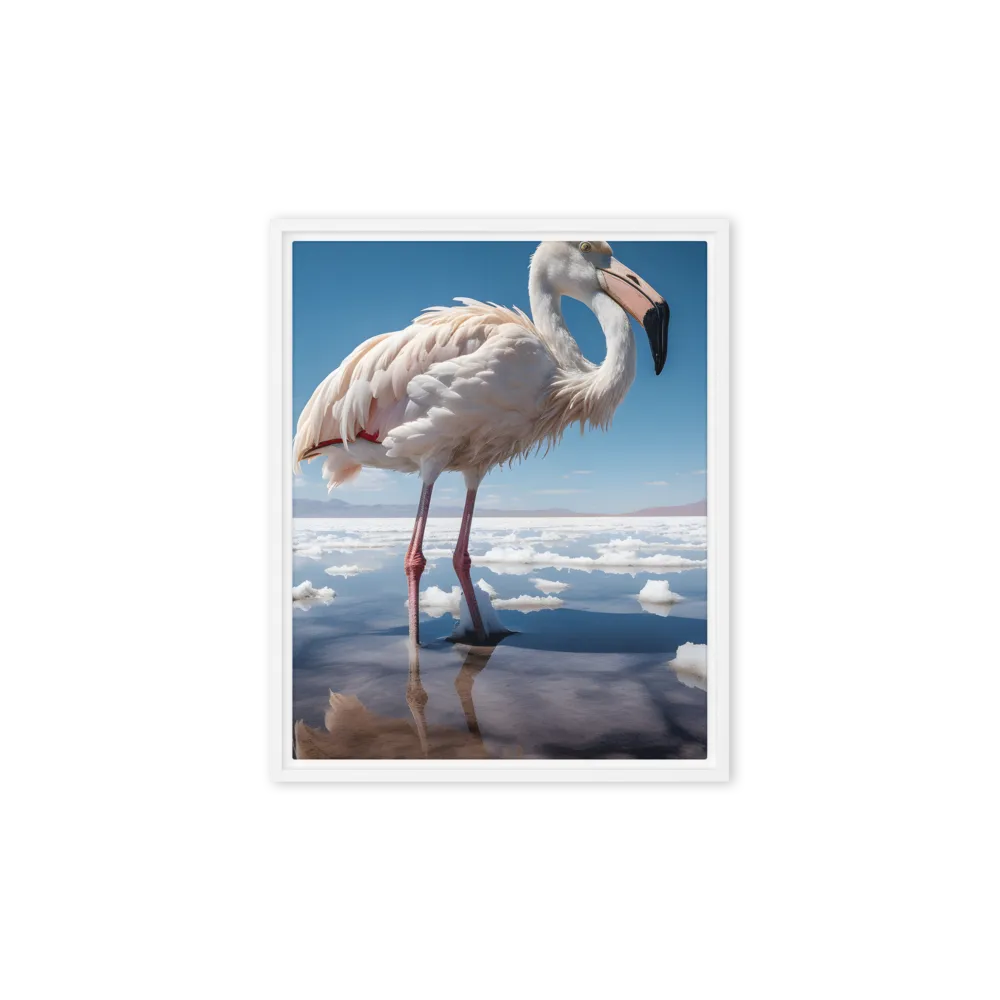 Graceful Solitude of a Flamingo