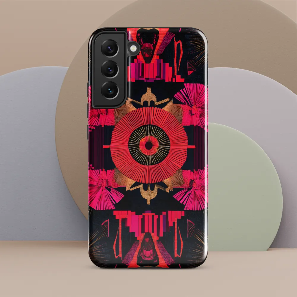 Dynamic Geometric Symphony | Phone Case |  S22 Plus | Tough Case | Glossy