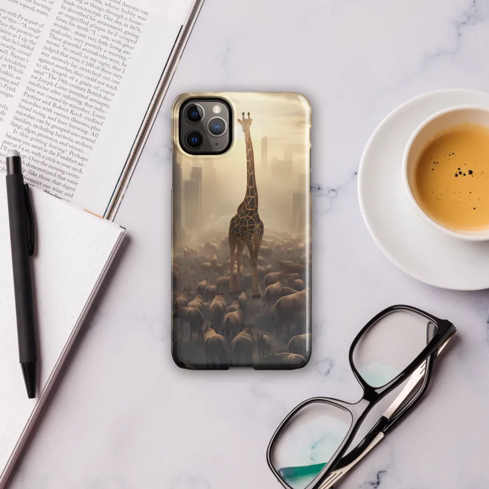 Urban Serengeti: A Giraffe's Perspective | Phone Case |  11 Pro Max | Snap Case | Glossy