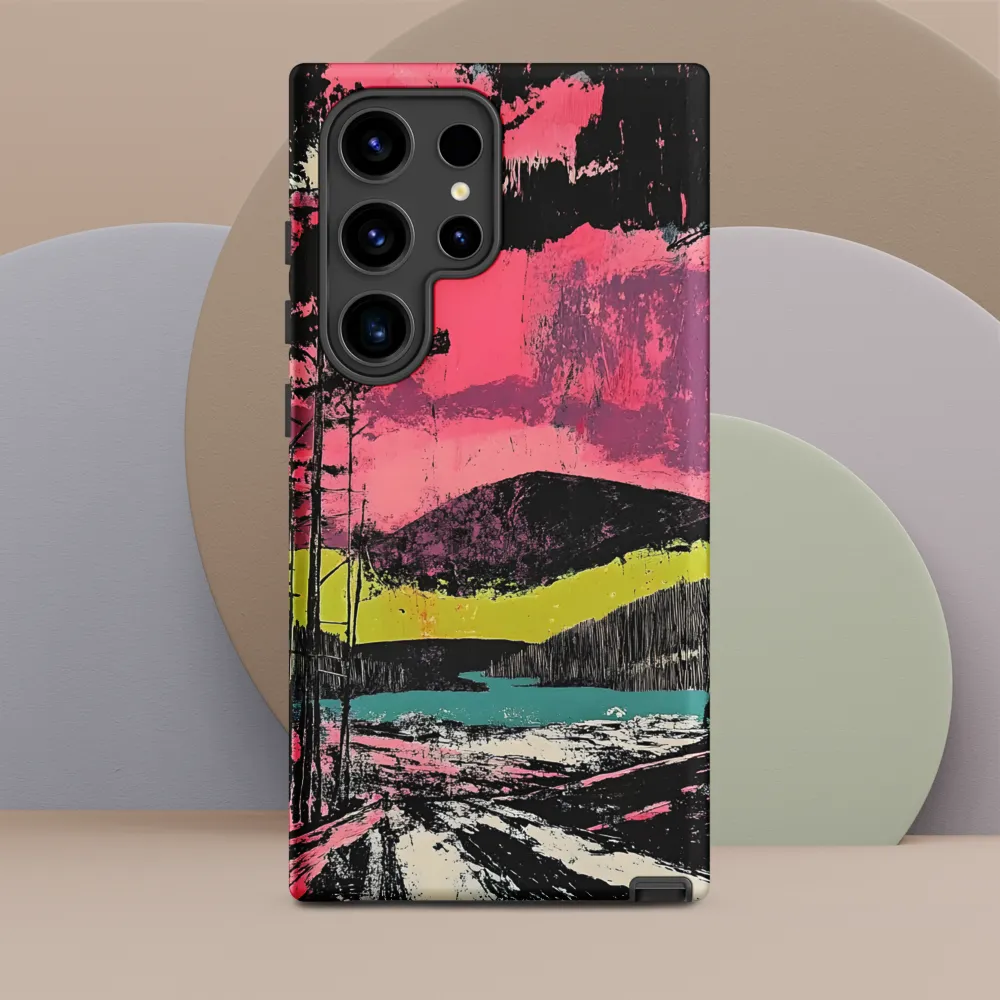 Vibrant Horizons: A Landscape in Contrast