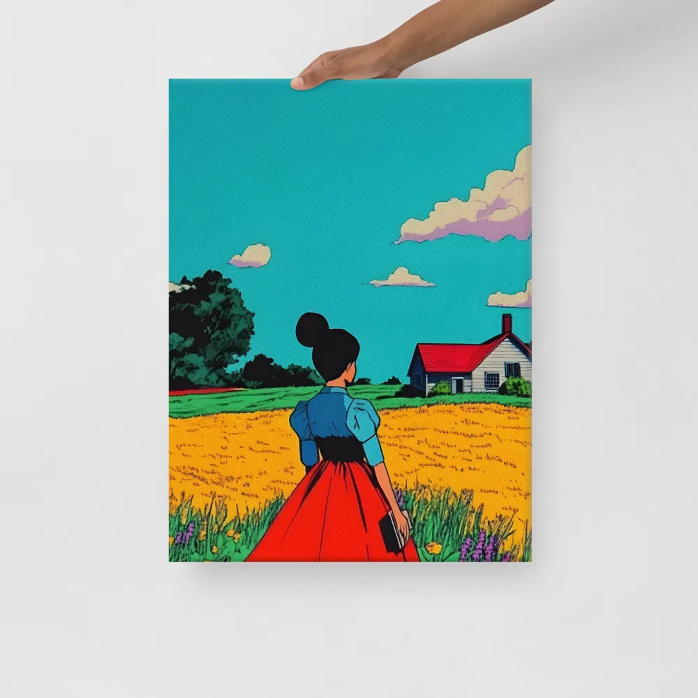 Whispers of a Sunlit Meadow | Canvas | 18″×24″