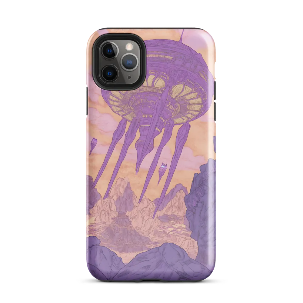 Elevated Serenity in a Futuristic Realm | Phone Case |  11 Pro Max | Tough Case | Glossy