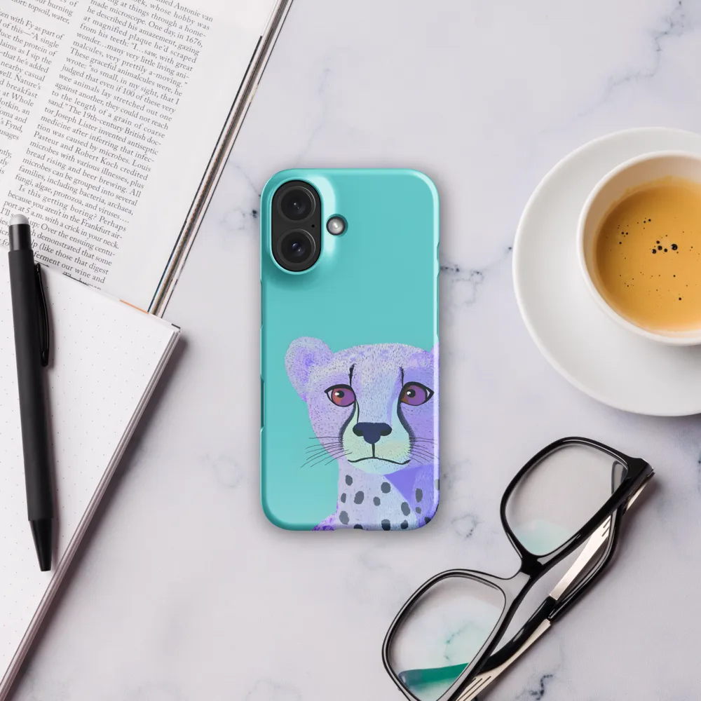 Curious Cheetah | Phone Case |  16 | Snap Case | Glossy