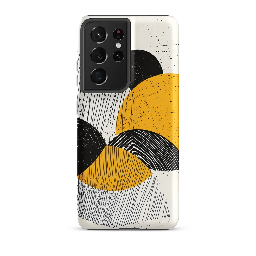 Dynamic Harmony in Black and Yellow