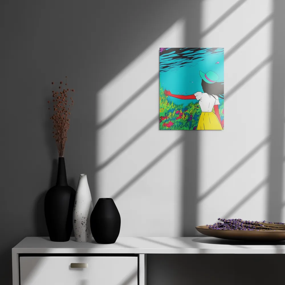 Whimsical Encounter | Metal Print | 11″×14″