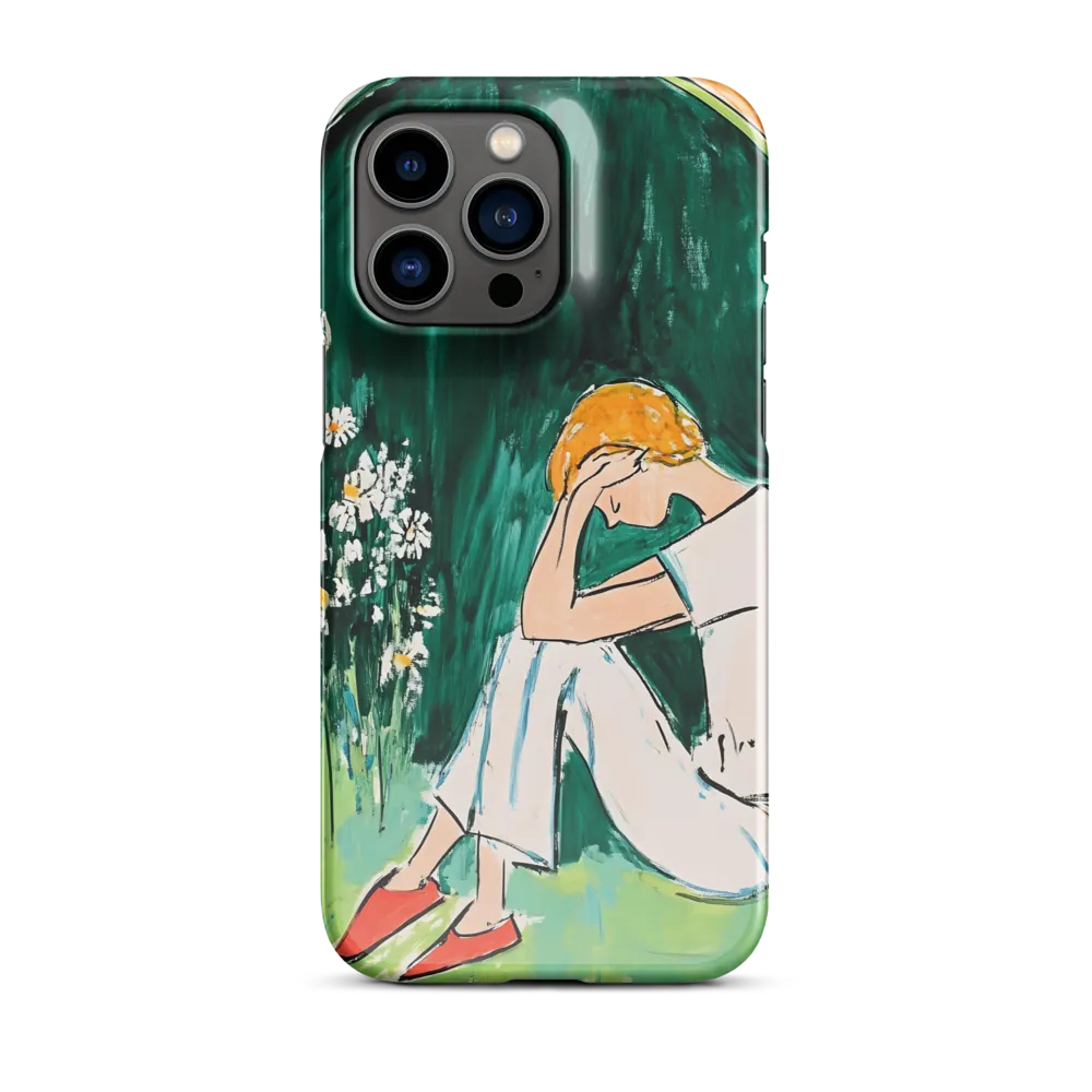 Silent Sorrow | Phone Case |  14 Pro Max | Snap Case | Glossy