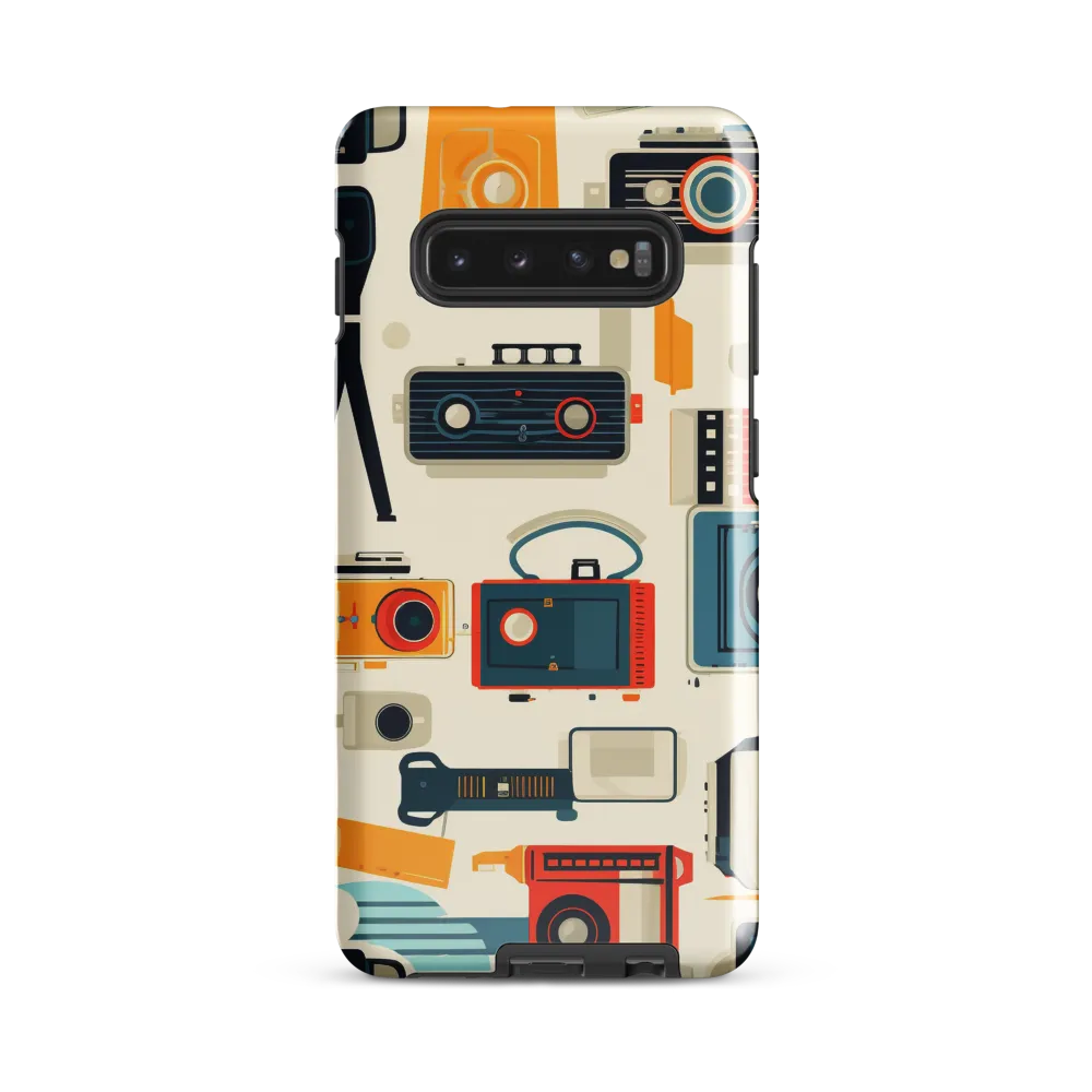 Retro Camera Collection: A Nostalgic Journey | Phone Case |  S10 Plus | Tough Case | Glossy