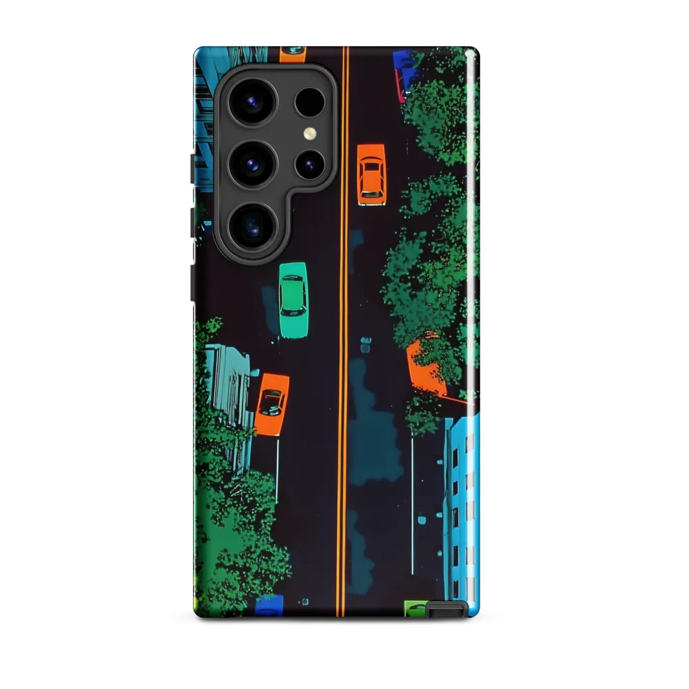 Urban Pulse: A Colorful Intersection