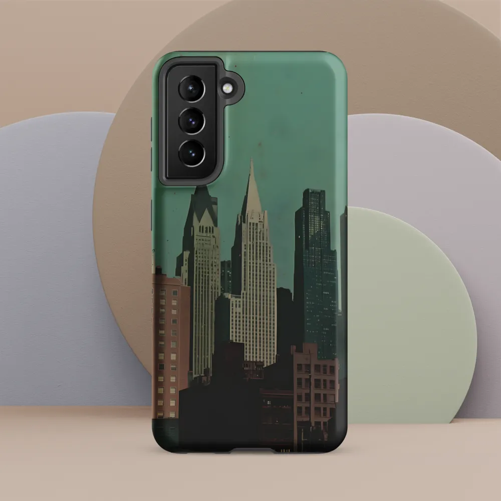 Urban Nostalgia: A Retro Cityscape