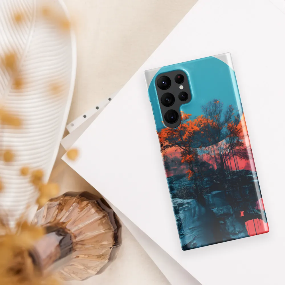 Ethereal Landscapes: A Dance of Color and Form | Phone Case |  S22 Ultra | Snap Case | Glossy