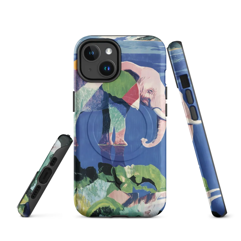 Serenity in Color: The Elephants of Reflection