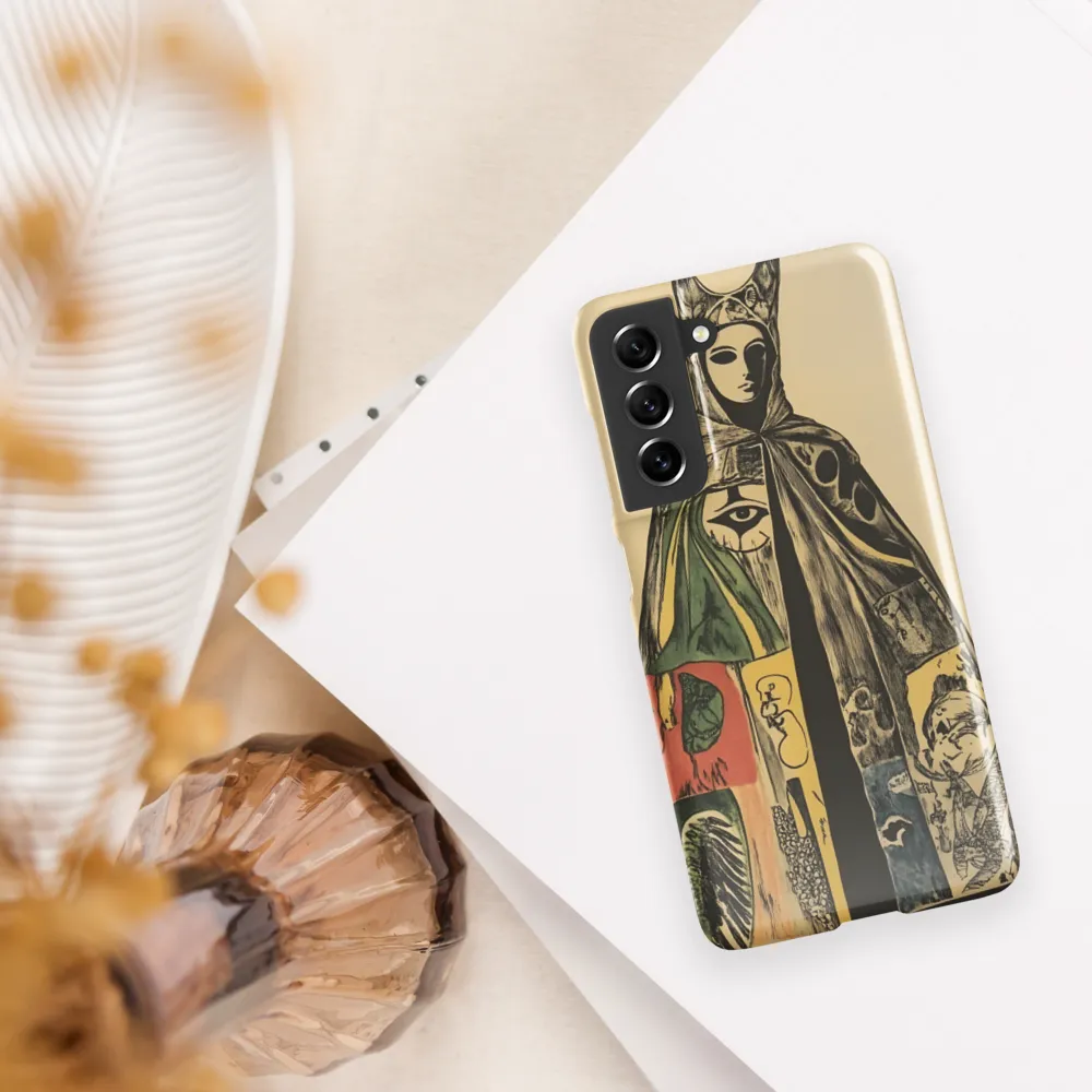 Mystical Cloak of Symbols | Phone Case |  S21 FE | Snap Case | Glossy