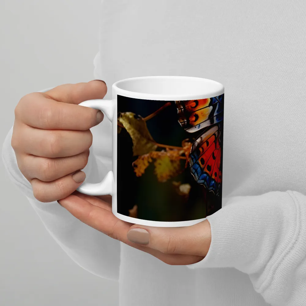 Harmony in Color: The Butterfly | Mug with White inside | 11 oz