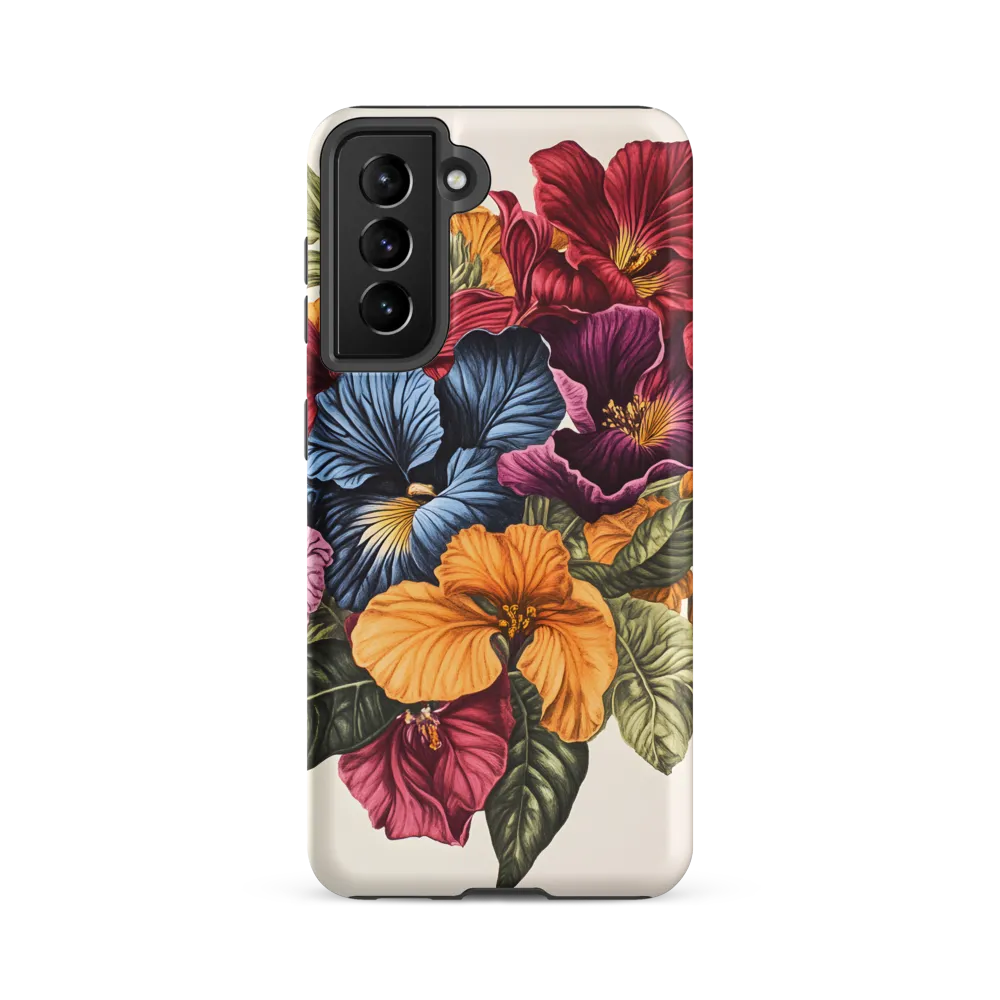 Floral Symphony in Color | Phone Case |  S21 FE | Tough Case | Matte