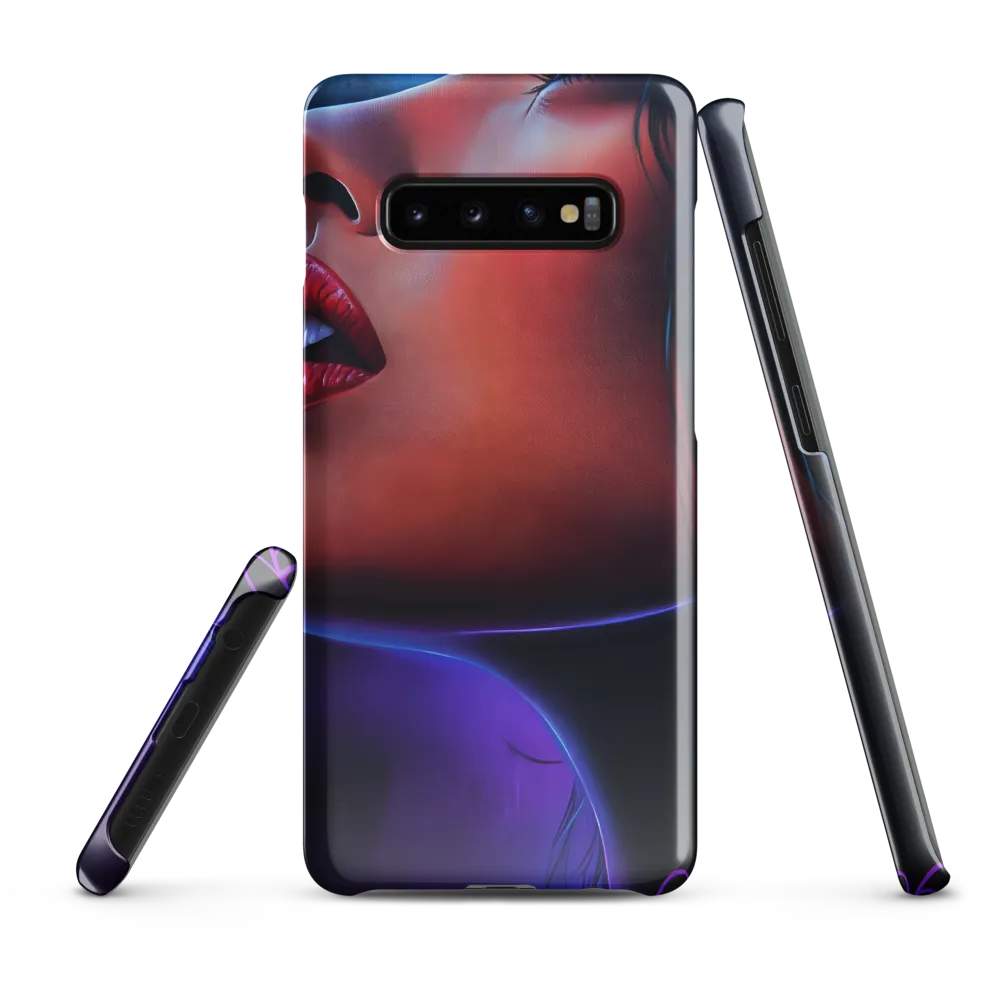 Ethereal Profile: A Pop Art Journey | Phone Case |  S10 Plus | Snap Case | Glossy