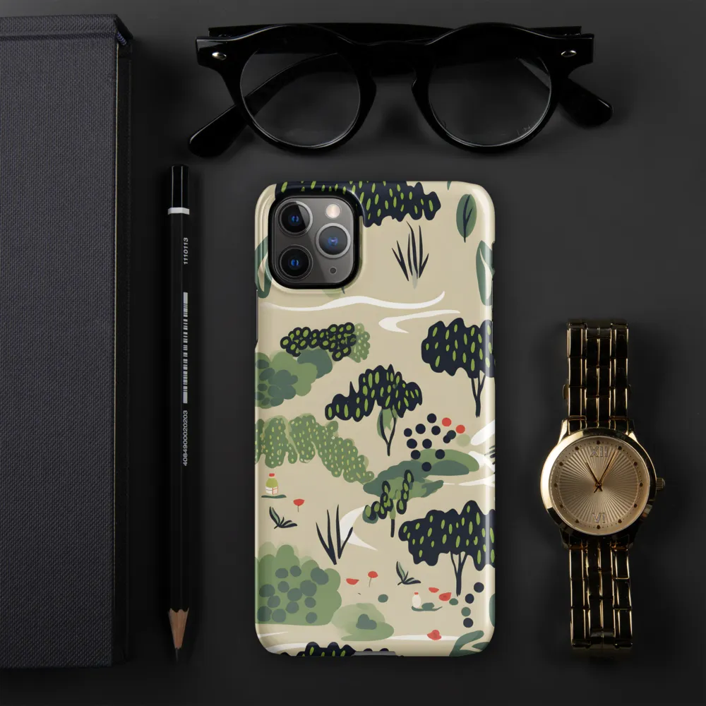 Harmony in Nature: A Whimsical Tapestry | Phone Case |  11 Pro Max | Snap Case | Glossy