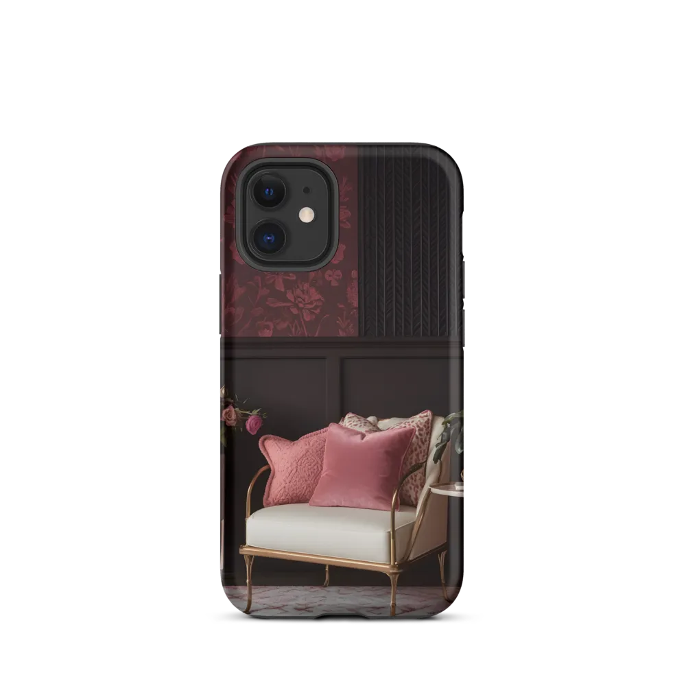Elegance in Contrast: A Modern Interior Design | Phone Case |  12 mini | Tough Case | Matte