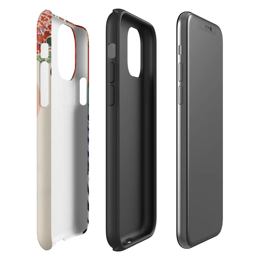 Floral Serenade: A Modern Portrait