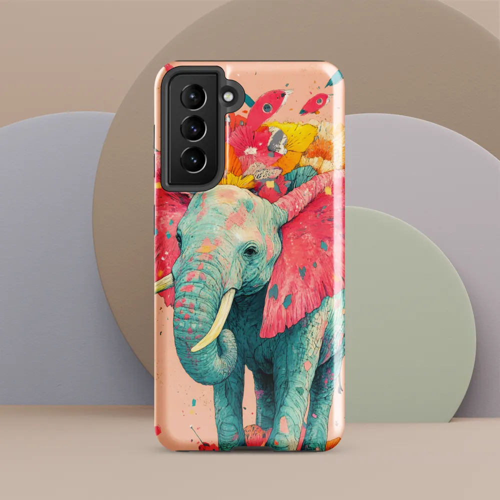 Whimsical Elegance: The Floral Elephant