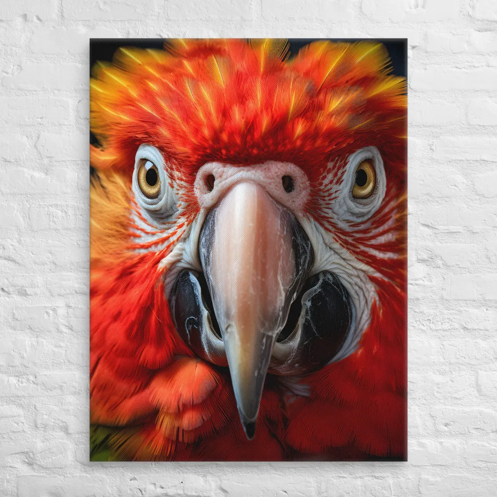 The Fiery Gaze of the Parrot
