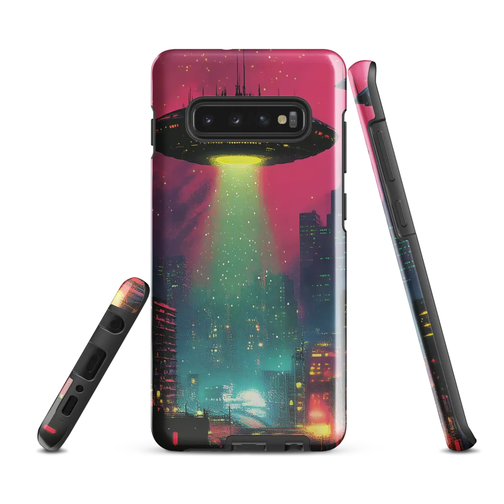 Encounter Above Neon Heights | Phone Case |  S10 Plus | Tough Case | Glossy