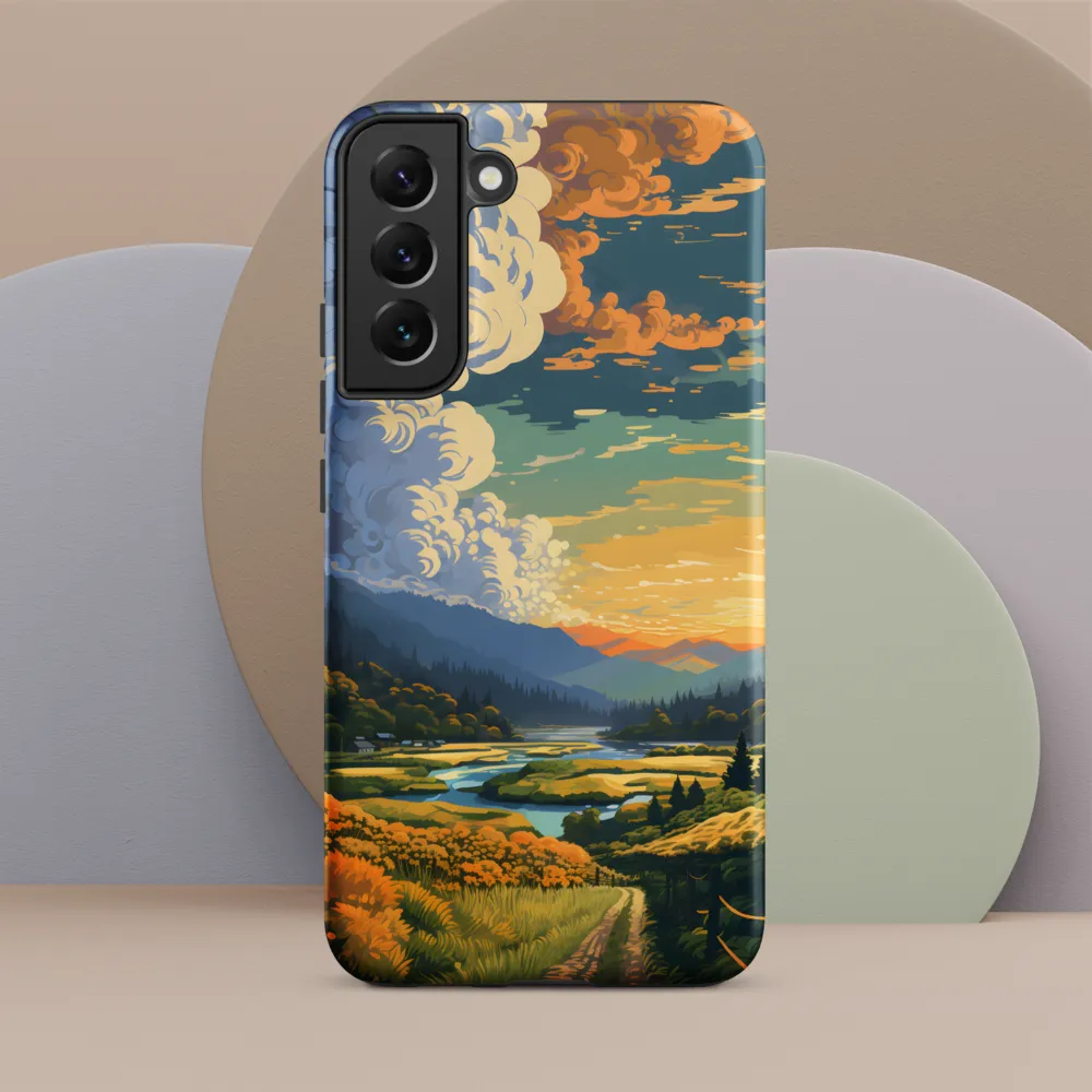 Tranquil Valley at Dusk