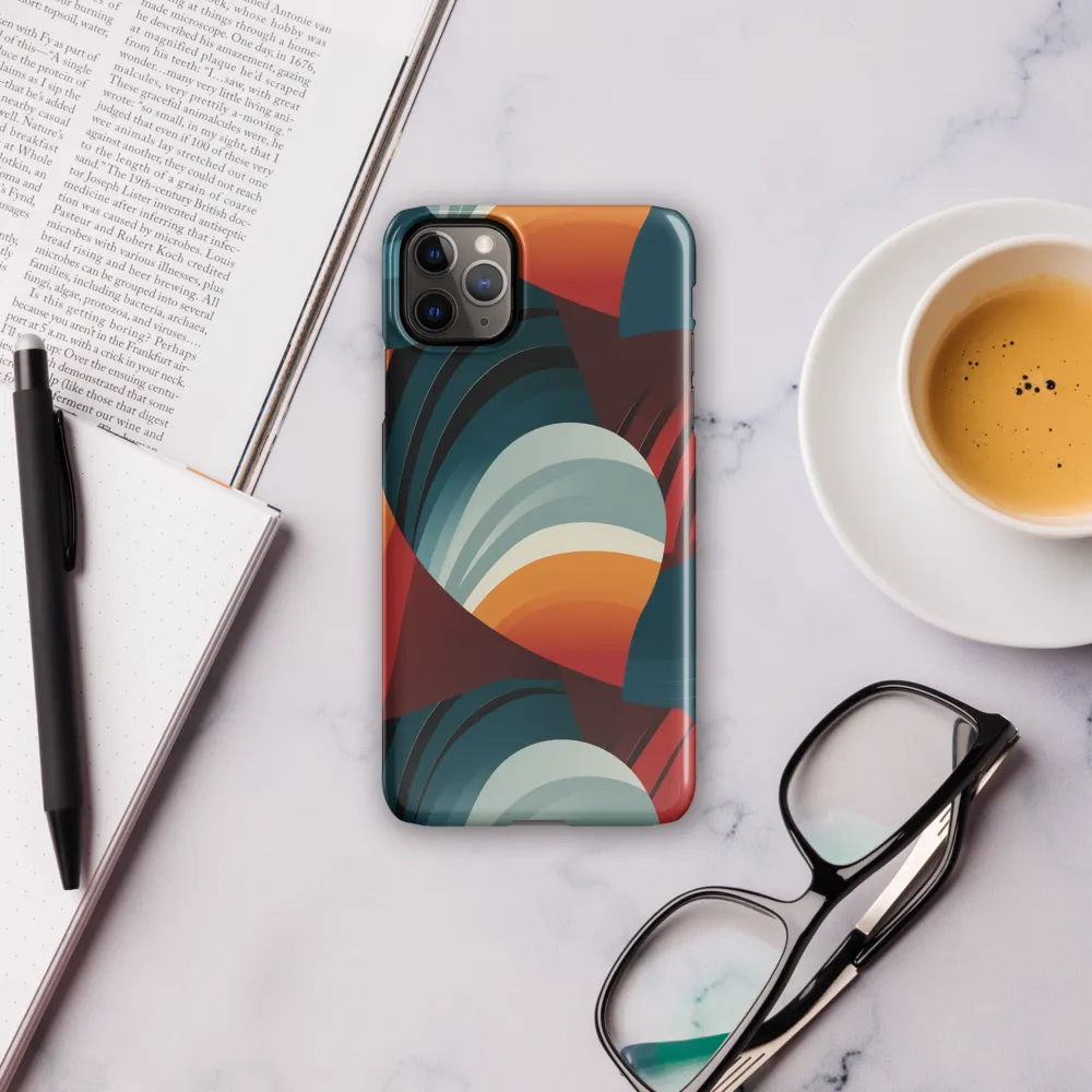 Dynamic Abstractions: A Dance of Forms and Colors | Phone Case |  11 Pro Max | Snap Case | Glossy