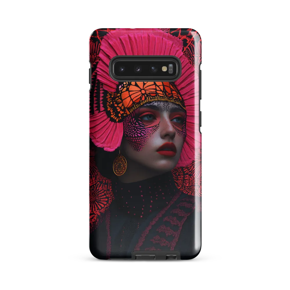 Bold Elegance: A Contemporary Portrait | Phone Case |  S10 Plus | Tough Case | Glossy