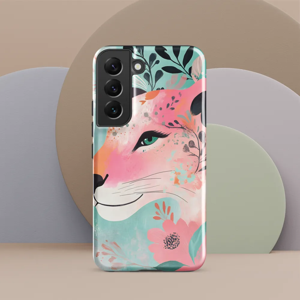 Whimsical Majesty: A Floral Lion