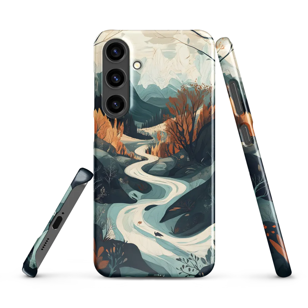 Winding Serenity: A Digital Landscape