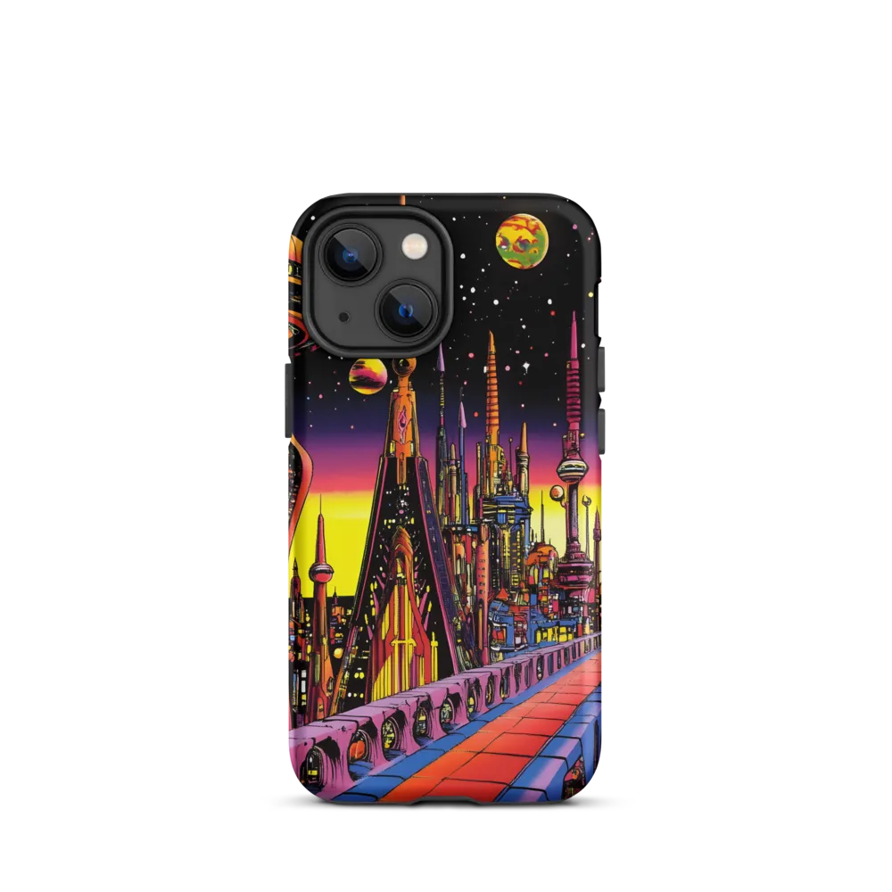 Futuristic Cosmos: A Journey Through Neon Cities