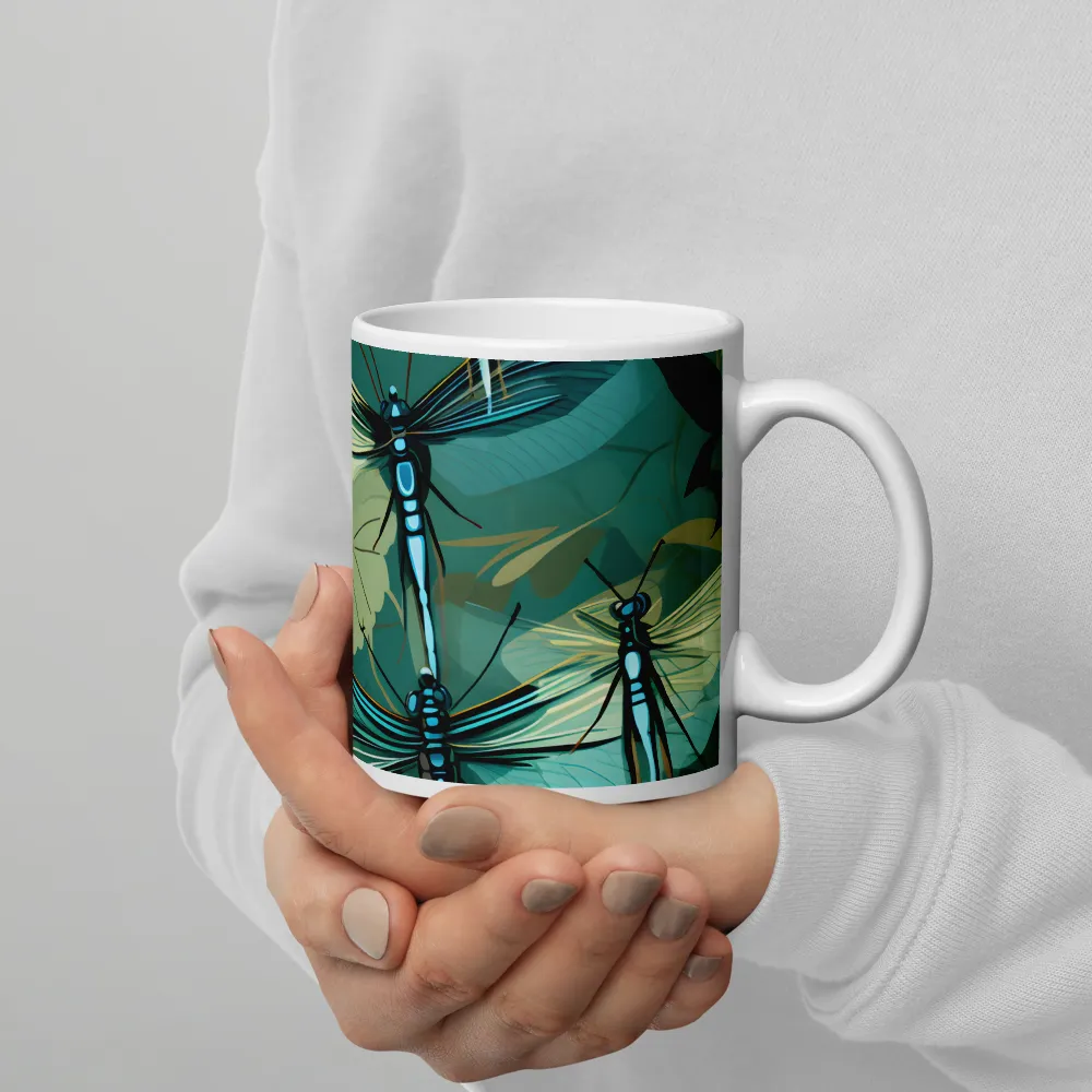 Whispers of Nature: Dragonflies in Harmony | Mugs | Multiple Sizes & Colors