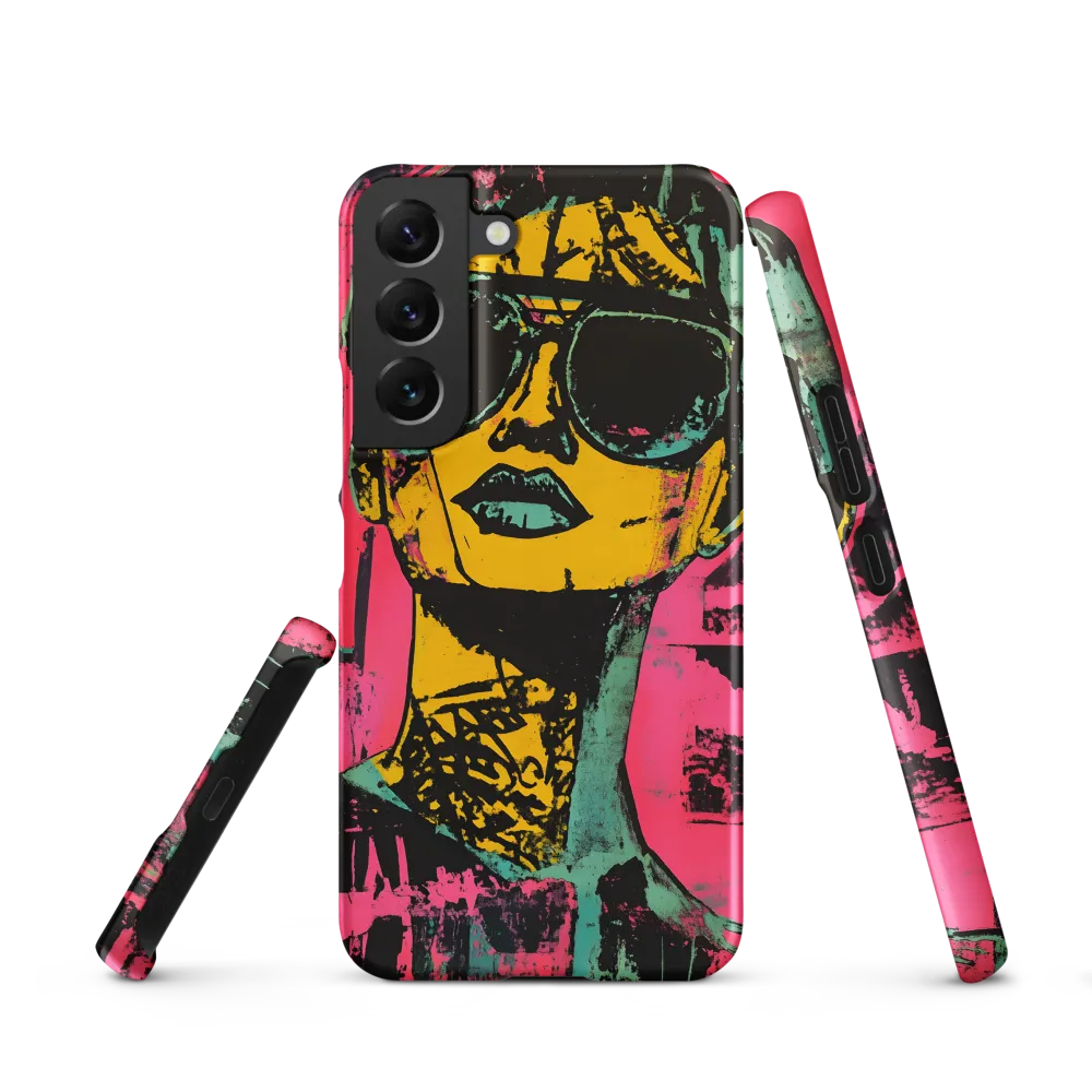 Confident Portrait in Neon Colors