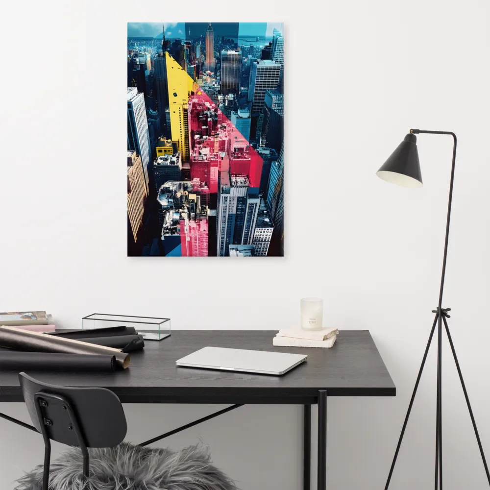 Dynamic Urban Symphony | Canvas | 24″×36″
