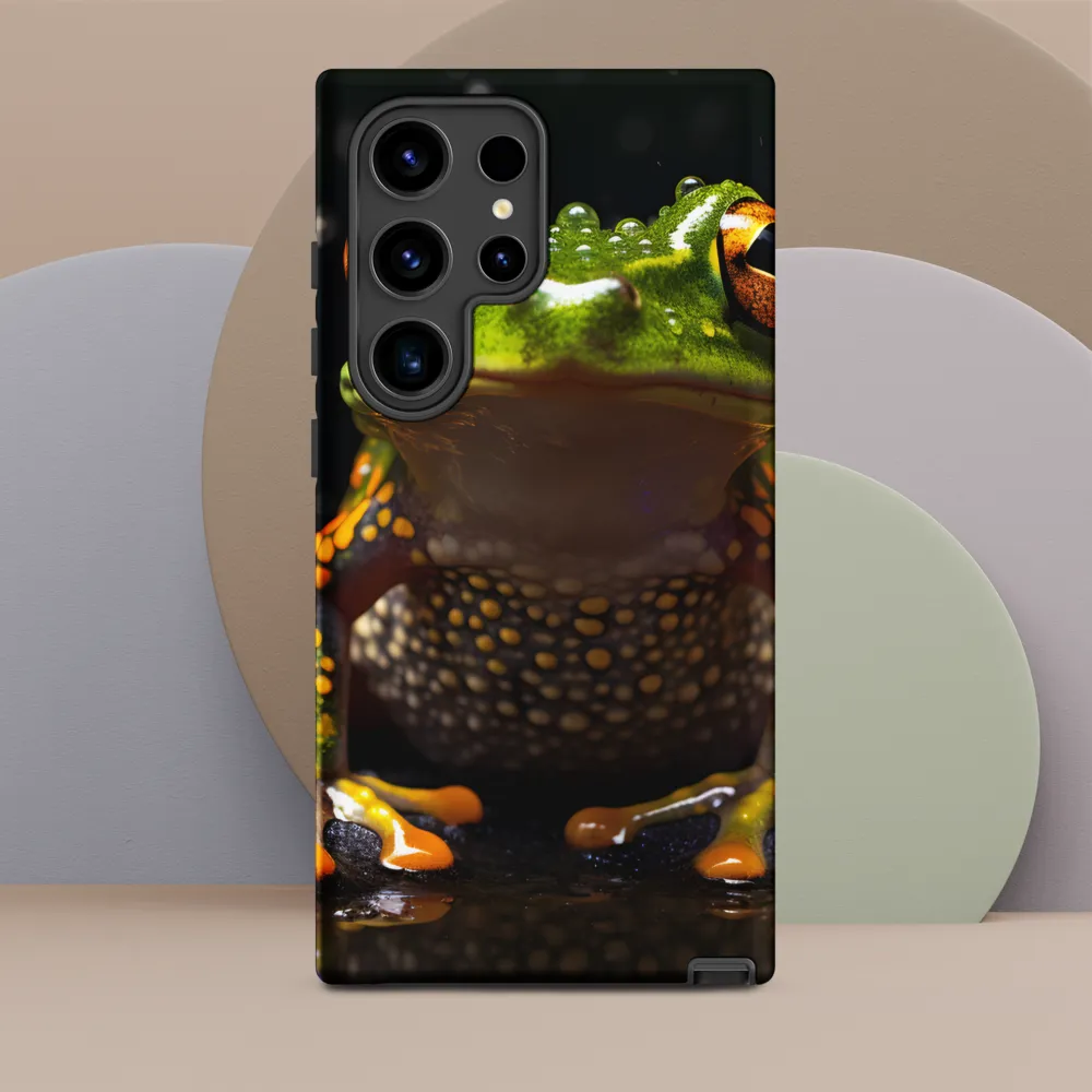 Emerald Elegance: The Frog in Focus