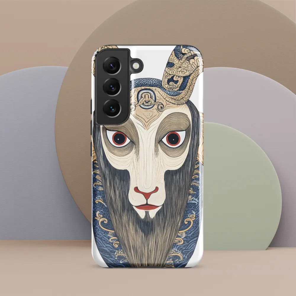 Ethereal Gaze of the Ram | Phone Case |  S22 | Tough Case | Glossy