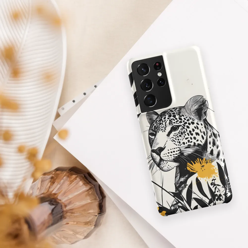 Majestic Leopard Amongst Flora