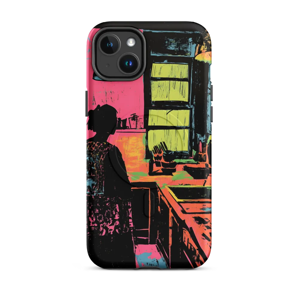Echoes of Domestic Life | Phone Case |  14 Plus | MagSafe® Tough Case | Matte