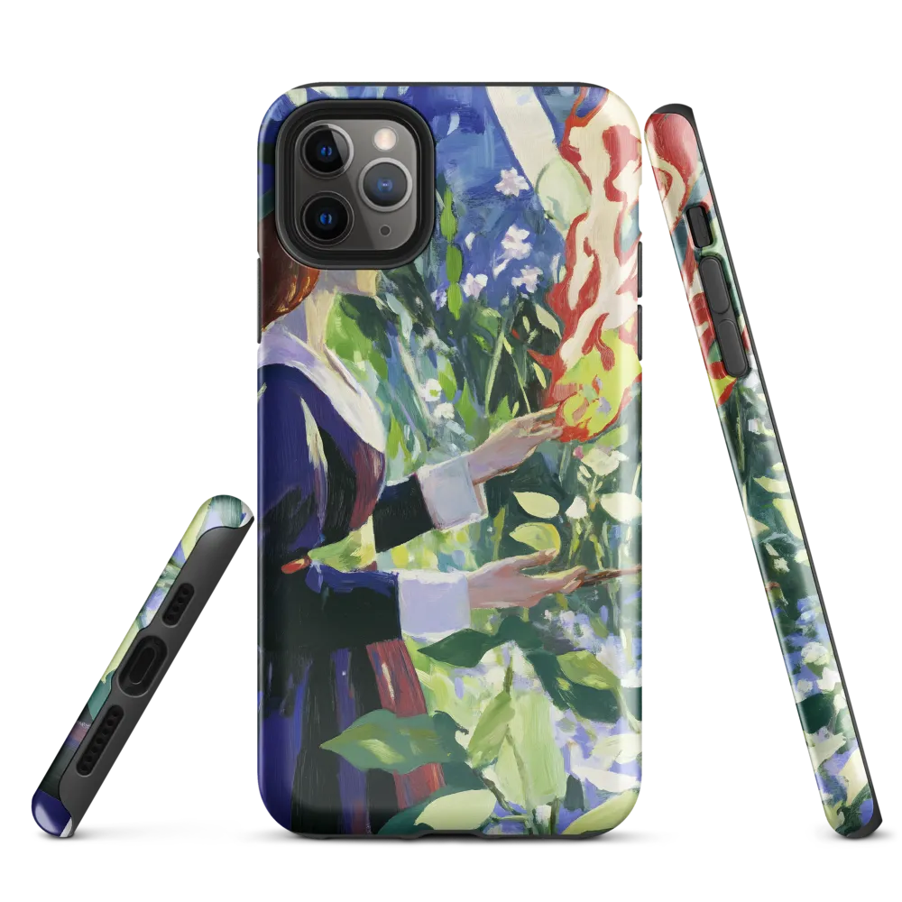 Enchanting Flames: A Dance with Nature | Phone Case |  11 Pro Max | Tough Case | Glossy