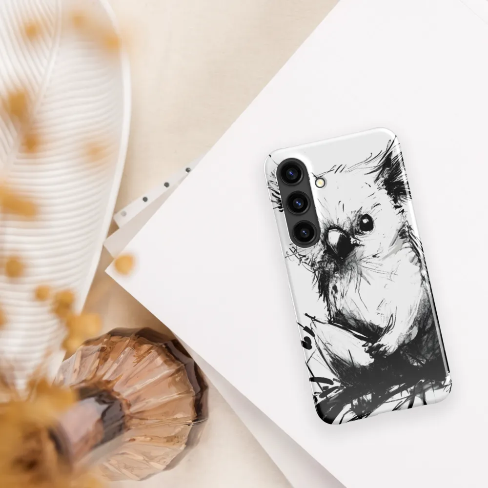 Whimsical Koala in Ink