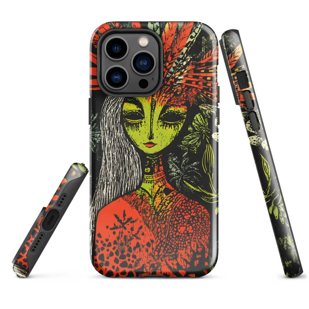 Mystical Flora: A Surreal Portrait