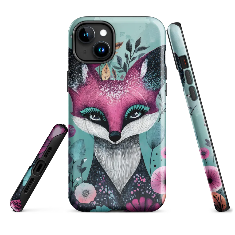 Whimsical Fox Among Blossoms