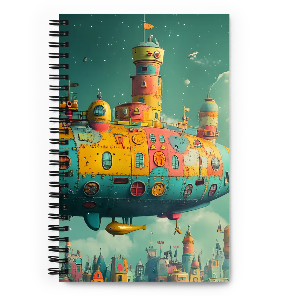 Submerged Dreams: A Whimsical Voyage | Spiral Notebook