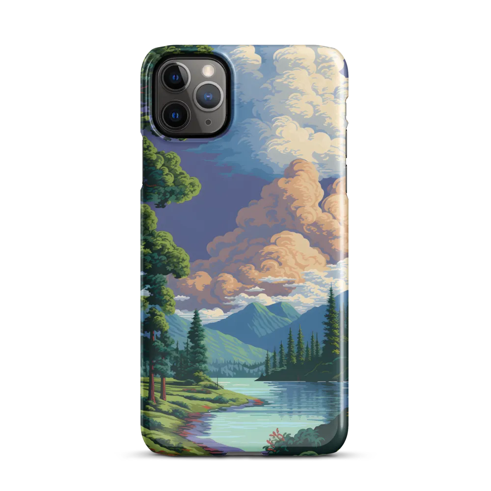 Serenity in Nature: A Lush Landscape | Phone Case |  11 Pro Max | Snap Case | Glossy