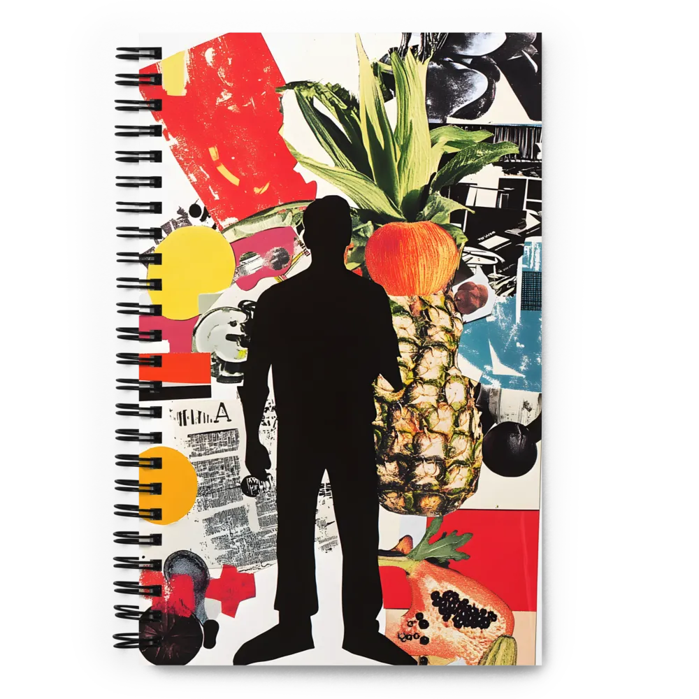 Fruitful Silhouettes | Spiral Notebook